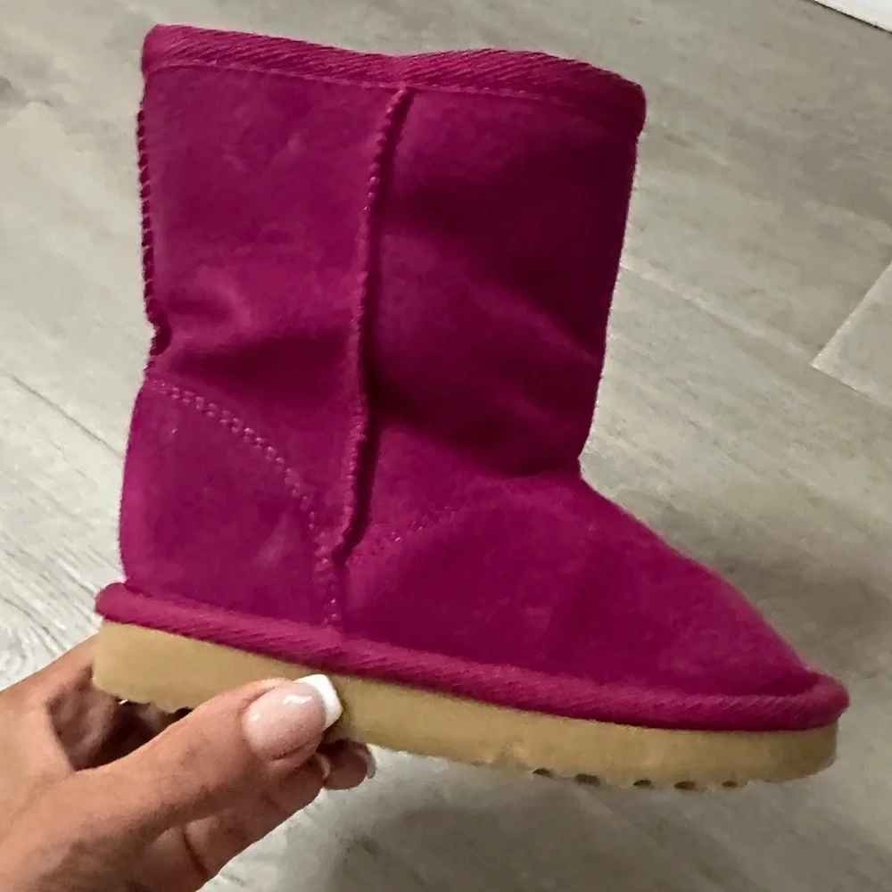 Children’s Place Pink Suede Boots girls size 7